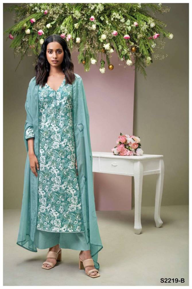 Tempany 2219 By Ganga Premium Cotton Printed Dress Material Wholesale Shop In Surat